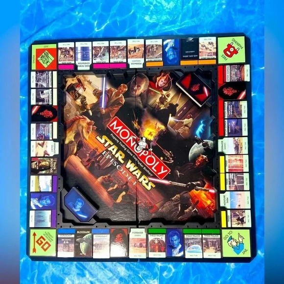 Star Wars - Episode 1 - Monopoly Collector's Edition 3-D Board  Game 1999 🎲🎲 - Picture 1 of 16